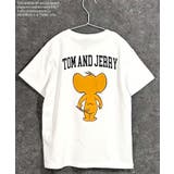 8-5オフホワイト/B | TOM&JERRY プリントTシャツ キッズ | ZI-ON