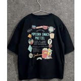 9-9ブラック/C | ステッカーデザイン 半袖Tシャツ キッズ | ZI-ON