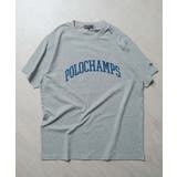 6-2杢グレー/A | POLOCHAMPS プリントTシャツ メンズ | ZI-ON