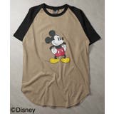 8-4ベージュ×ブラック/A | MICKEY MOUSE ミッキー | ZI-ON