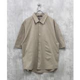 5-2ベージュ | マルチファンクション BIGシャツ メンズ | ZI-ON