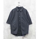 5-4チャコール | マルチファンクション BIGシャツ メンズ | ZI-ON