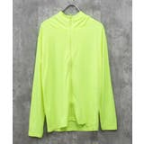 10-7イエロー/B | 長袖ZIPラッシュガード メンズ ジップ | ZI-ON