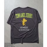 16-12チャコール/C | TOM&JERRY プリント BIG | ZI-ON