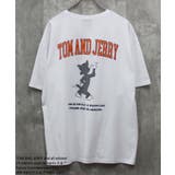 16-5オフホワイト/B | TOM&JERRY プリント BIG | ZI-ON