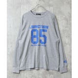 24-7杢グレー | プリント長袖Tシャツ メンズ ロンT | ZI-ON