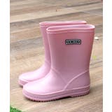 16-1ピンク/A | 新入荷、厚底風レインブーツ 長靴 キッズ | ZI-ON