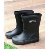 16-6ブラック/A | 新入荷、厚底風レインブーツ 長靴 キッズ | ZI-ON