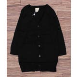 4-4ブラック | キッズ 子供服 カーデ | ZI-ON