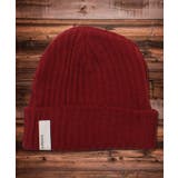 8-3D/レッド | キッズ ニット帽 帽子 | ZI-ON