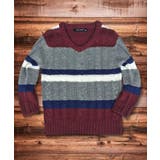 16-10杢グレーミックス | キッズ ニット セーター | ZI-ON