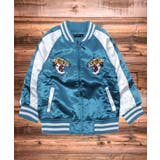 10-3ブルー | 刺繍入り中綿スカジャン キッズ 子供服 | ZI-ON