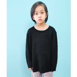 8-4ブラック/7G | キッズ 子供服 BIGニットセーター | ZI-ON