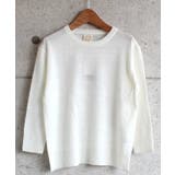 8-5オフホワイト/12G | キッズ 子供服 BIGニットセーター | ZI-ON