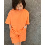 8-4オレンジ | キッズ セットアップ 上下セット | ZI-ON
