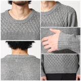 クルーネックニット メンズ セーター | ZIP CLOTHING STORE | 詳細画像3 