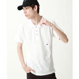 16スター刺繍ホワイト | ポロシャツ メンズ ゴルフウェア | ZIP CLOTHING STORE