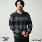 クルーネックニット メンズ セーター | ZIP CLOTHING STORE | 詳細画像1 