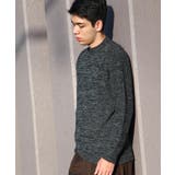 12杢BLACK | ニット メンズ セーター | ZIP CLOTHING STORE