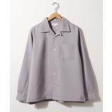 4グレー | ポリトロ長袖オープンカラーシャツ【160201bn】 | Nilway