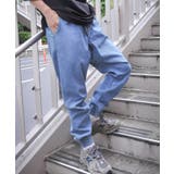 L/BLUE | ジョガーパンツ メンズ スキニーパンツ | ZIP CLOTHING STORE