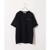 ブラック/CHA | Tシャツ メンズ 半袖Tシャツ | ZIP CLOTHING STORE