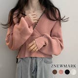 ピンク | トップス ニット レイヤード風 | ZNEWMARK 