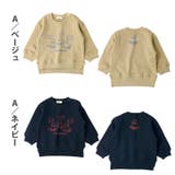 A:タコウインナー/ベージュ | ZOOLAND裏毛デザインプリント長袖トレーナーGrinLab< トップス > | zooland
