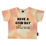 B：タイダイ染め/オレンジ | キッズ Tシャツ 半袖 | zooland