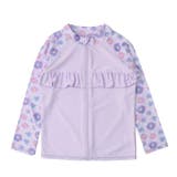 M：ラベンダー | ラッシュガード 長袖 女の子 | zooland