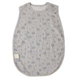 B：花柄/グレー | 2重ガーゼ スリーパー ベビー | zooland