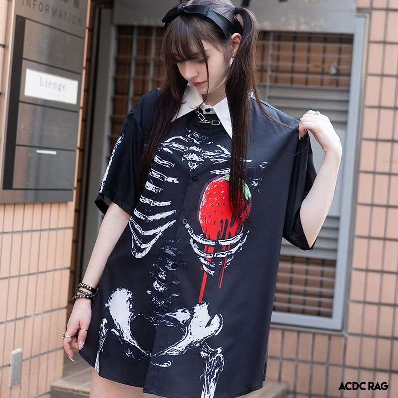 タレストロベリー シャツ パンク[品番：ACDW0002977]｜ACDCRAG