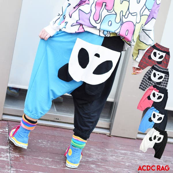 サカサパンダ7分丈サルエル パンダ サルエル[品番：ACDW0001707