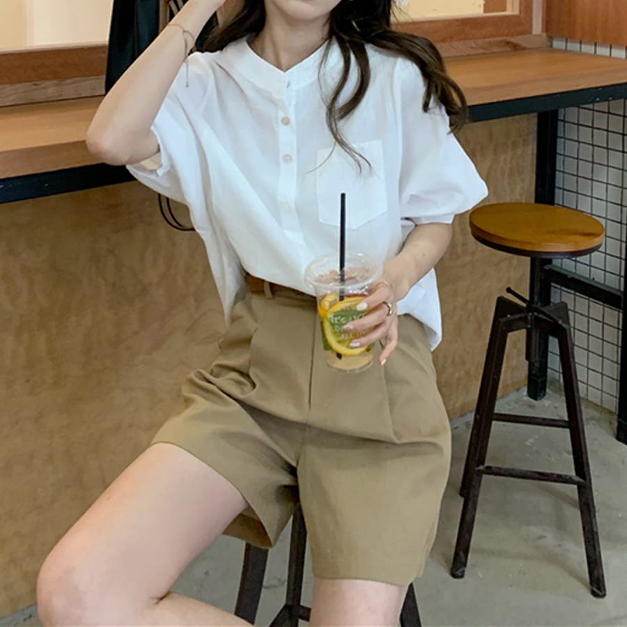 シャツ/ブラウス(半袖/袖なし) howdy. emboss eri blouse 楽天市場】ブラウス レディース 半袖 アシンメトリーシャツ
