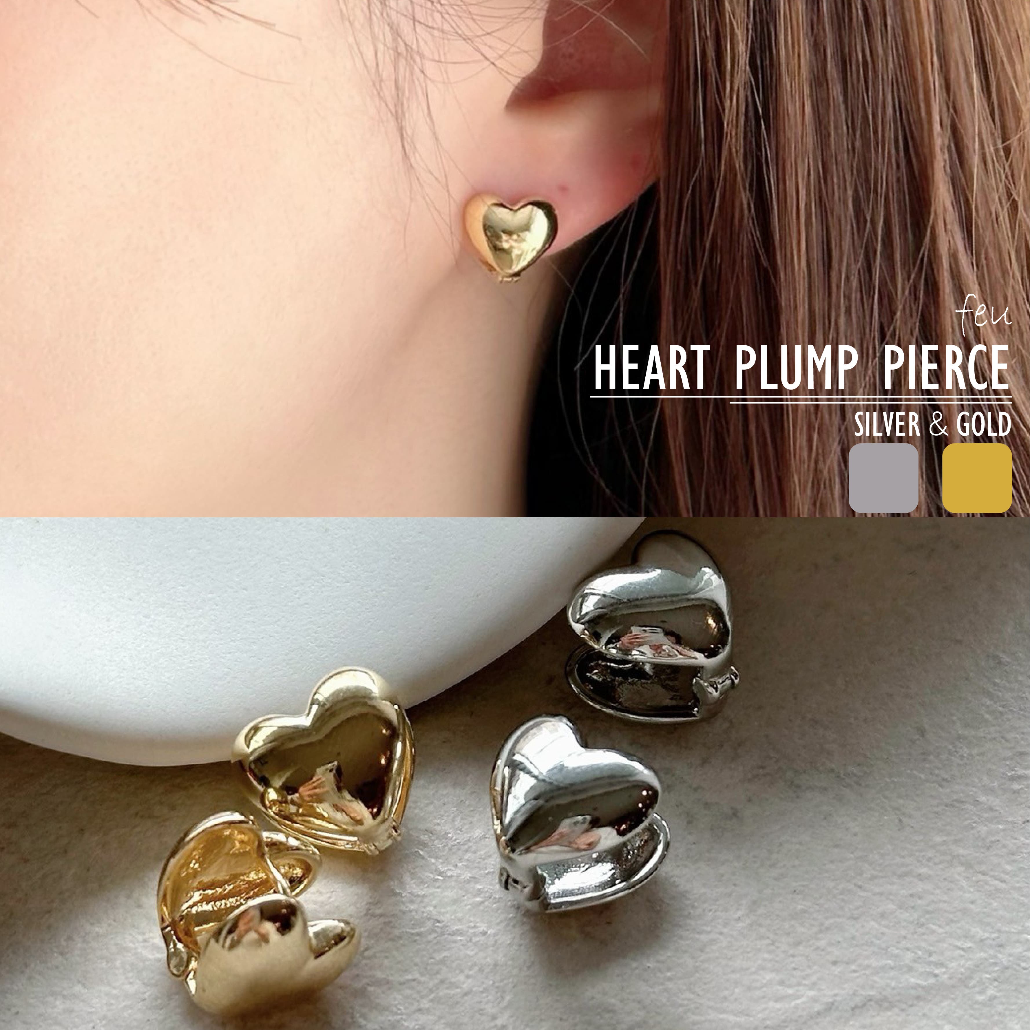 ハートミニピアス トレンド キャッチレス[品番：FEUW0002083]｜feu