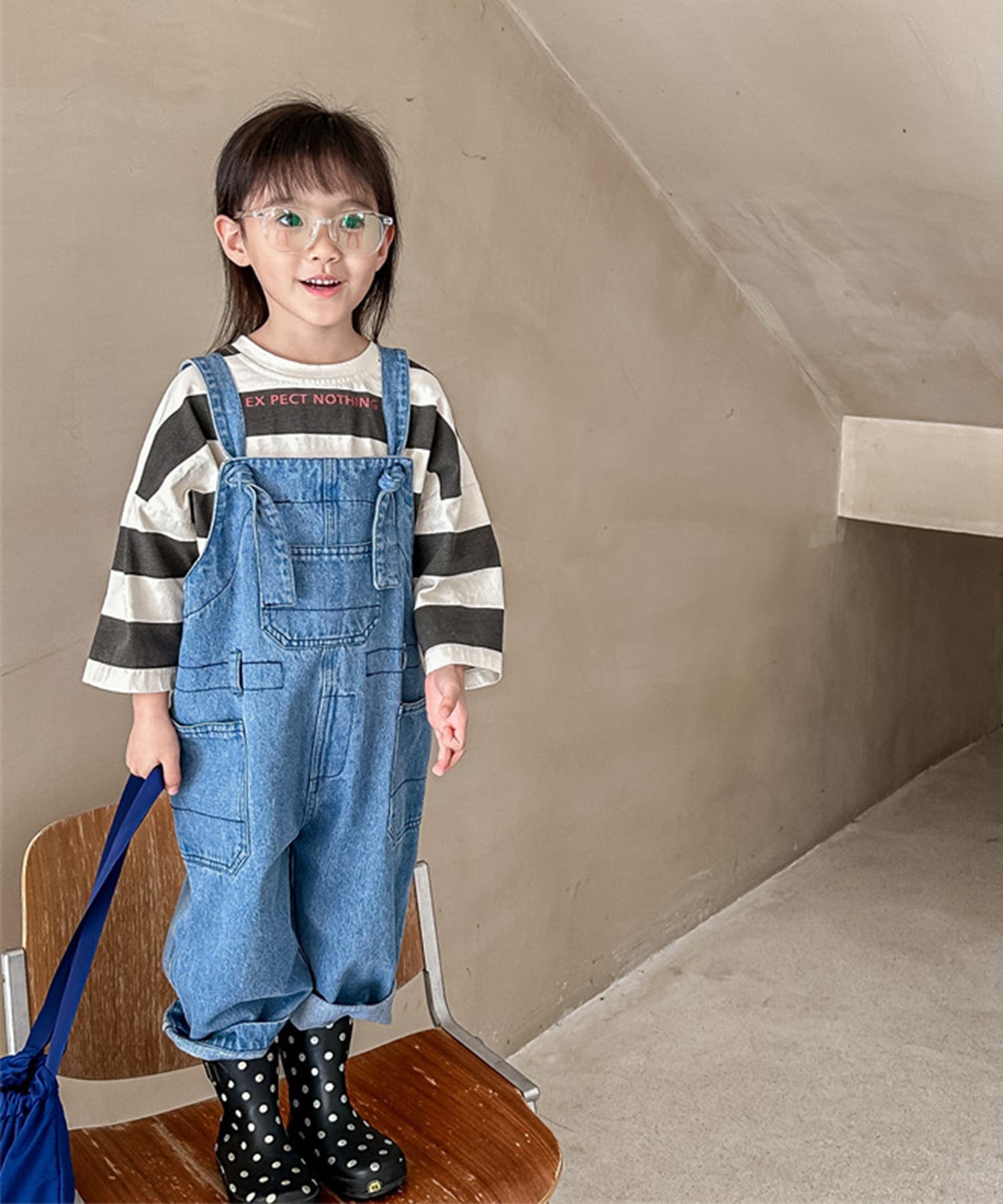 着物 襟 ギャル 制服 子供 子供用パニエ デニムサロペット