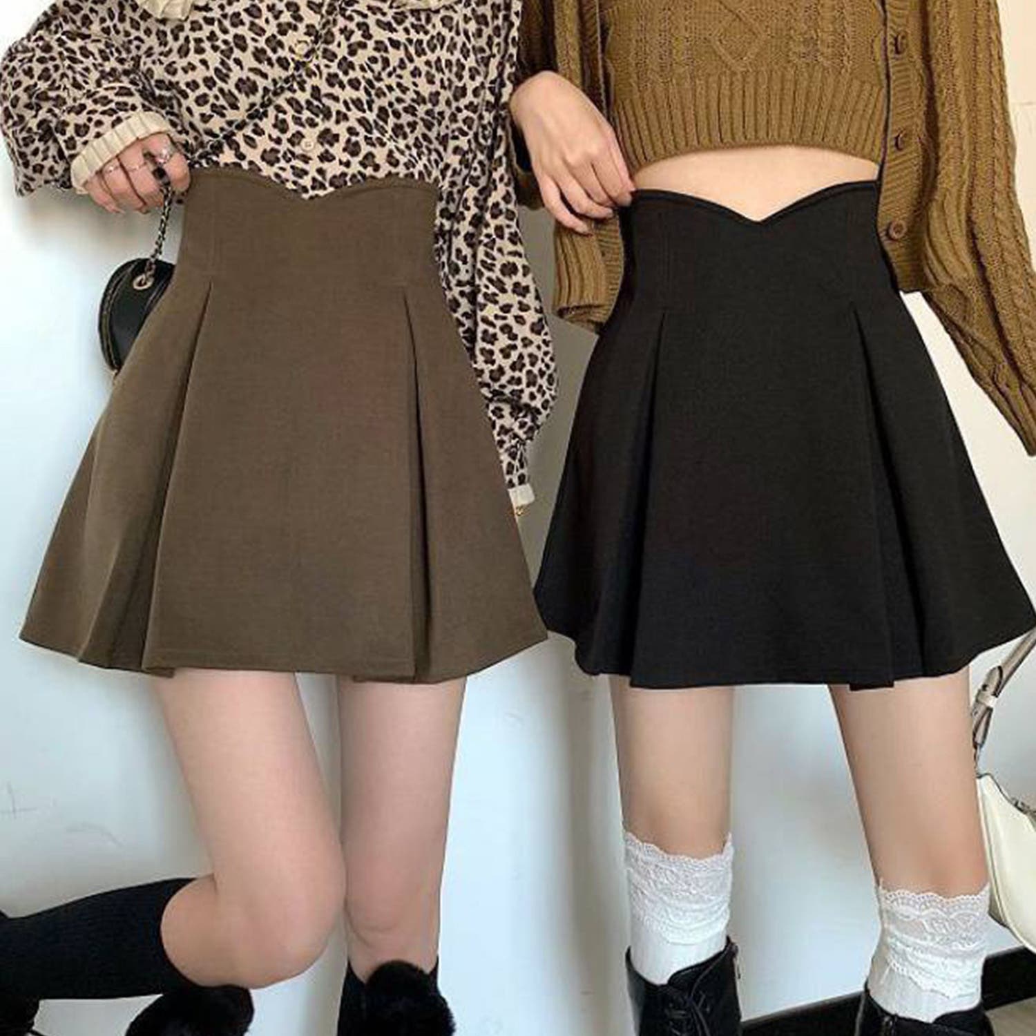 Jasmine】ハイウエストフレアミニスカート Jasmine Grandif…[品番