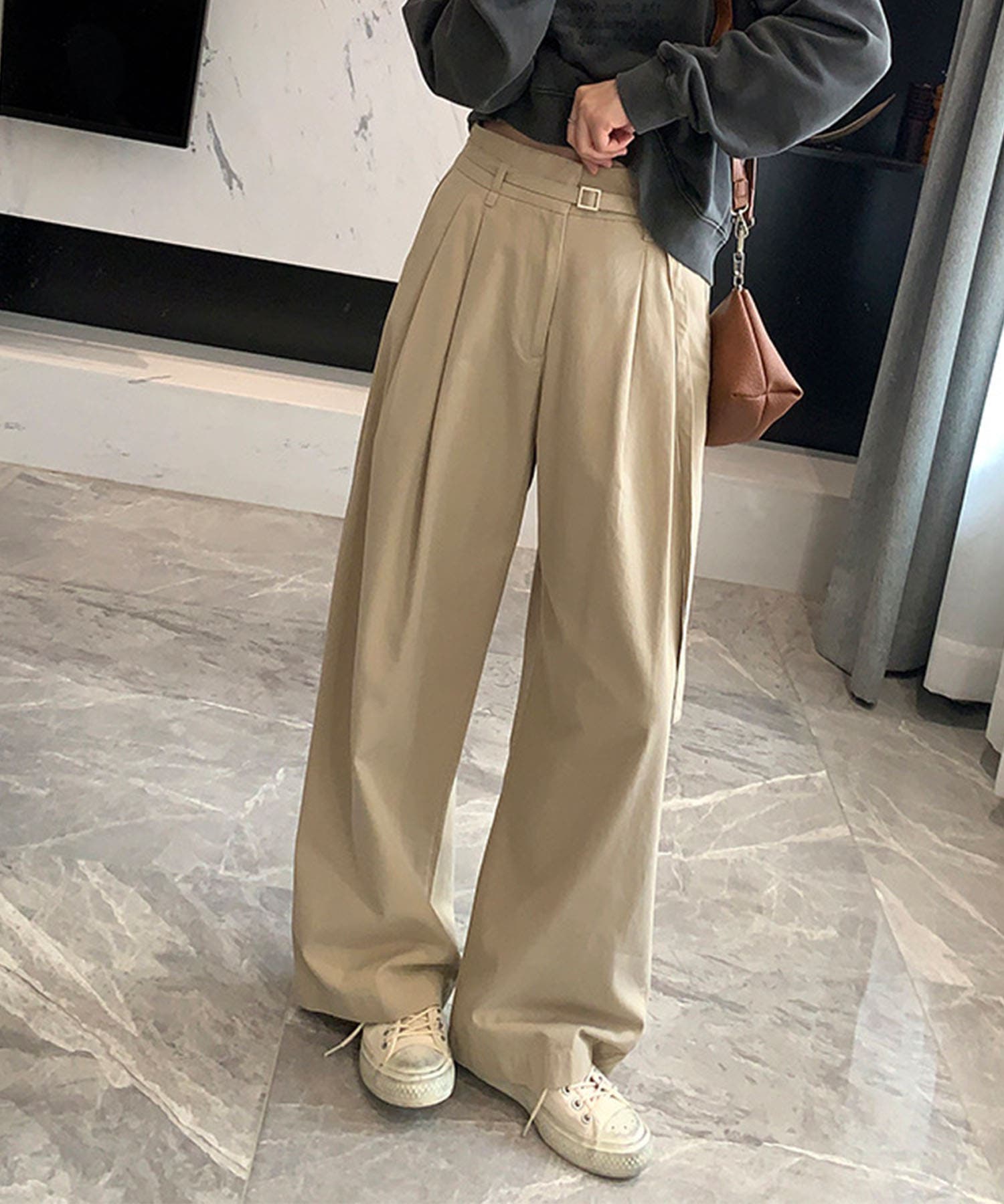 DAVODAVO パンツ　ベージュ系 パンツ（条件：ベージュ系、5ページ目）| ファッション通販 タカシマヤ