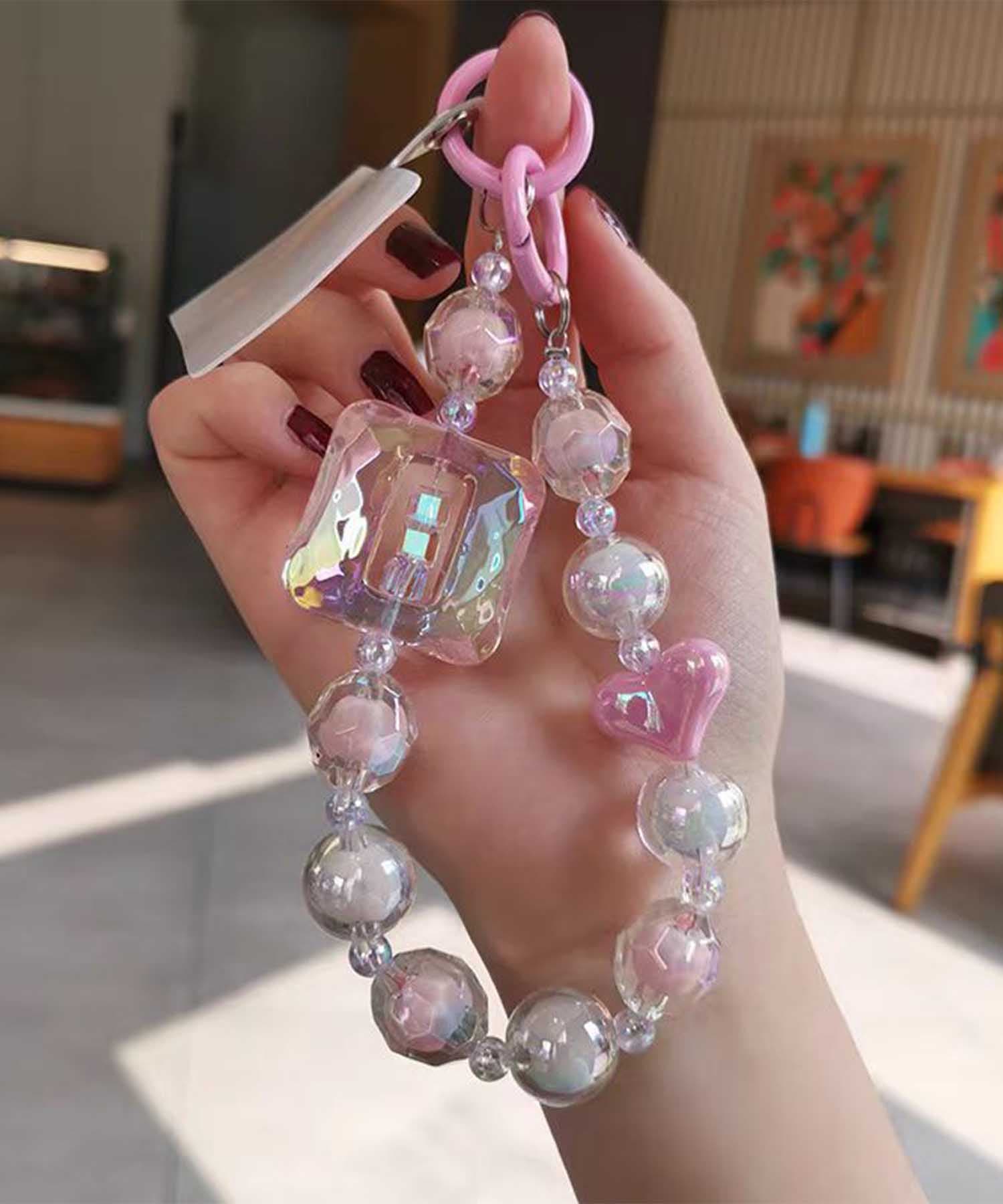 HOOK】for girls キラキラビーズスマホストラップ[品番：XT000014369