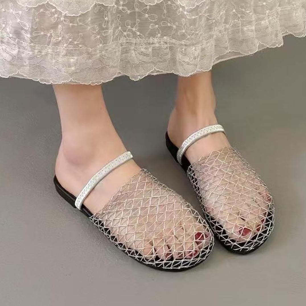 メッシュ編みサンダル[品番：XT000014377]｜aimoha （アイモハ）の