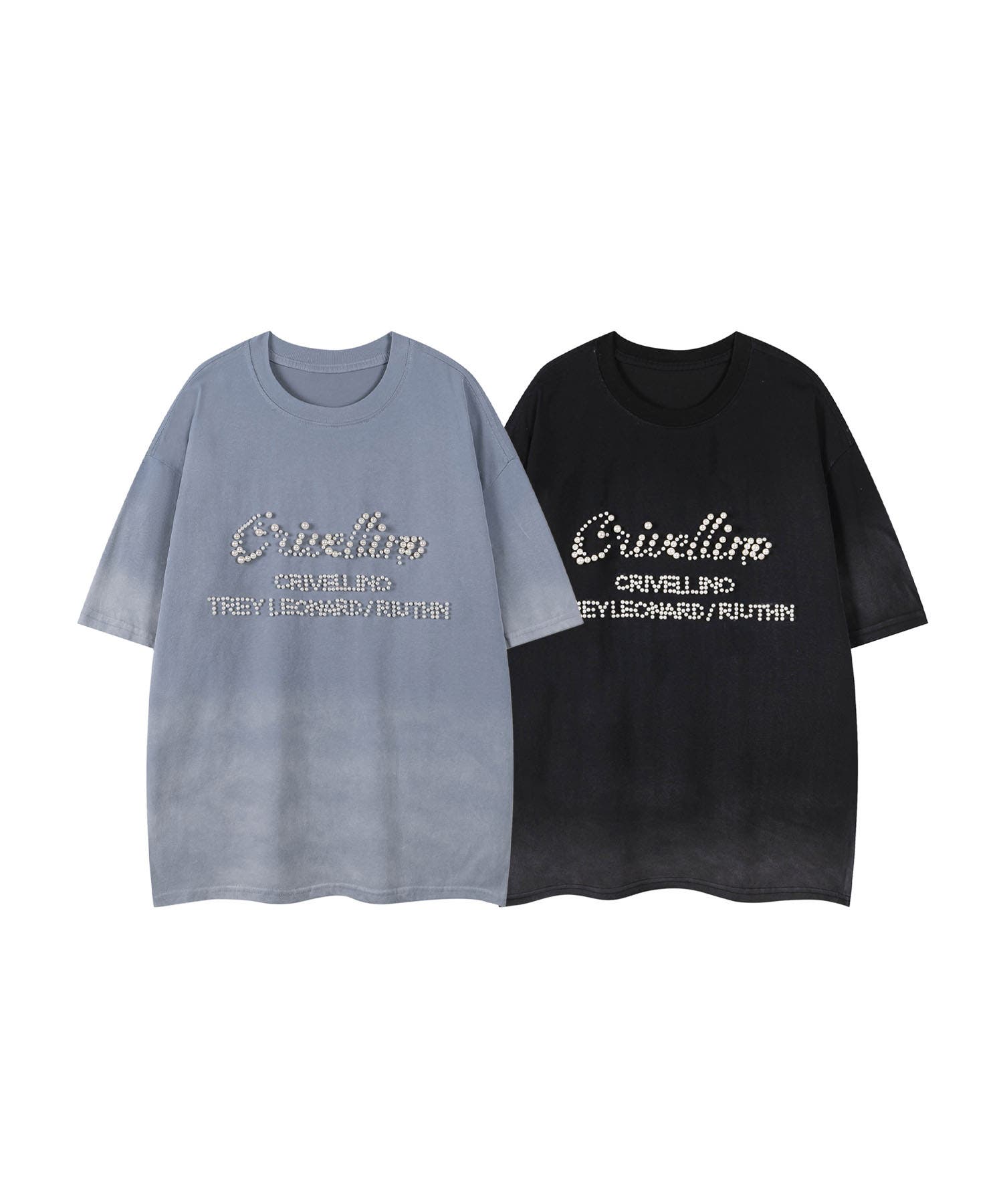 パールビーズロゴTシャツ[品番：XT000014695]｜HOOK（フック）｜メンズ