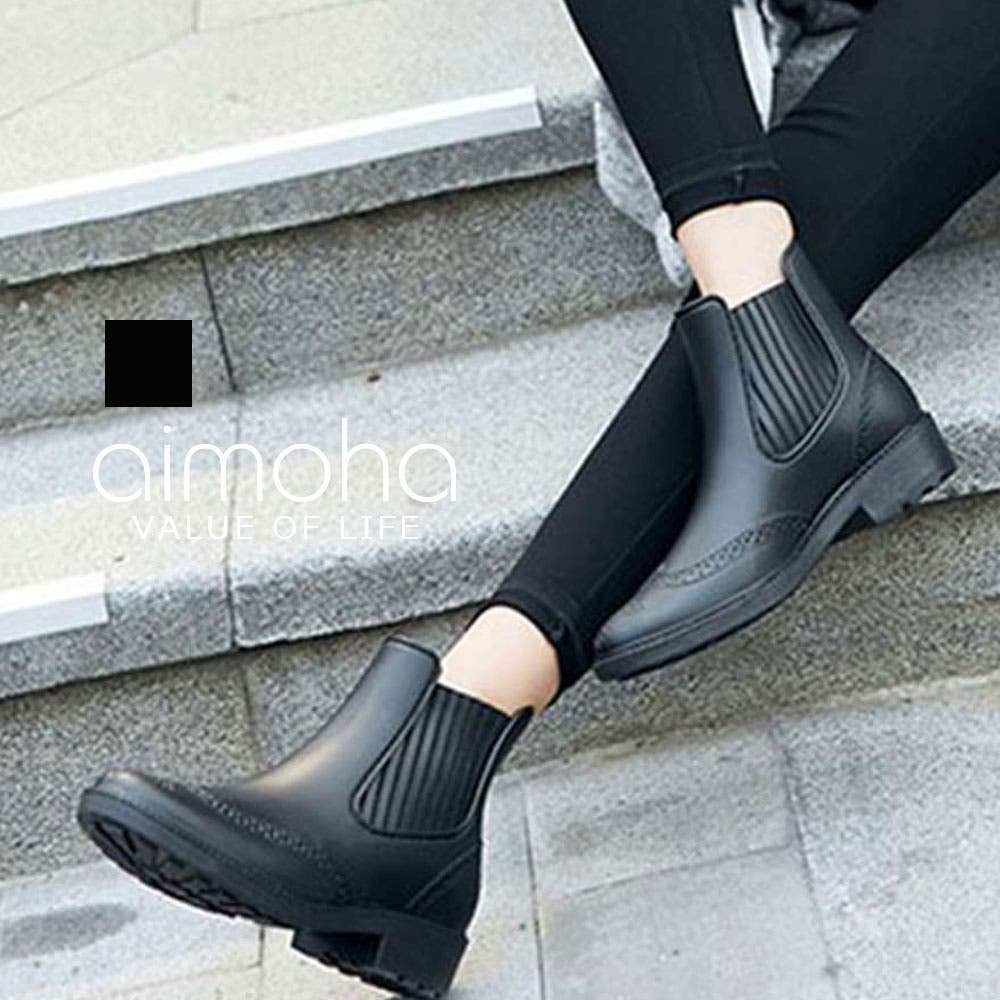 オックスフォード風レインブーツ レインブーツ[品番：XT000003442