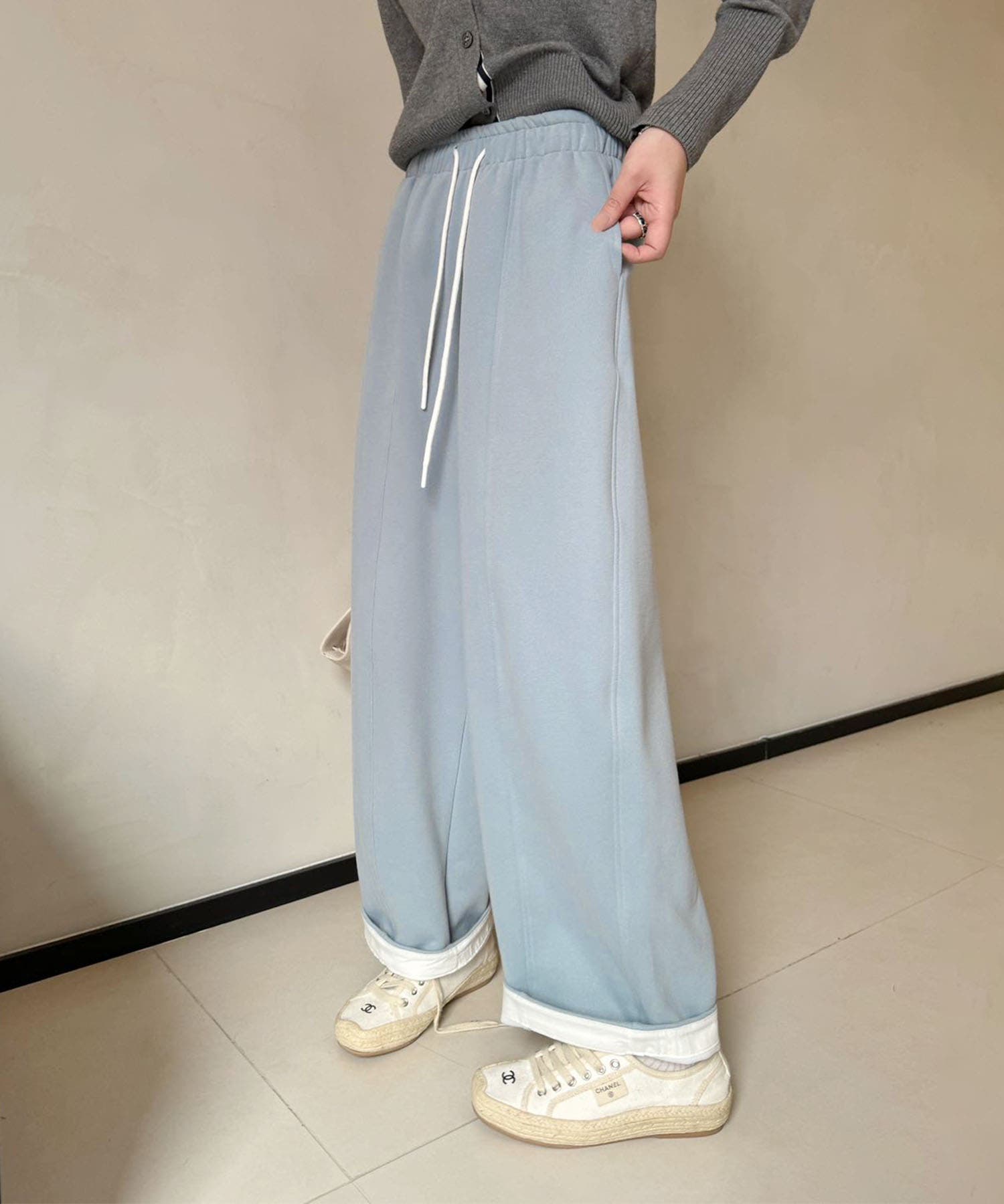 ワイドスウェットパンツ[品番：XT000013178]｜aimoha （アイモハ