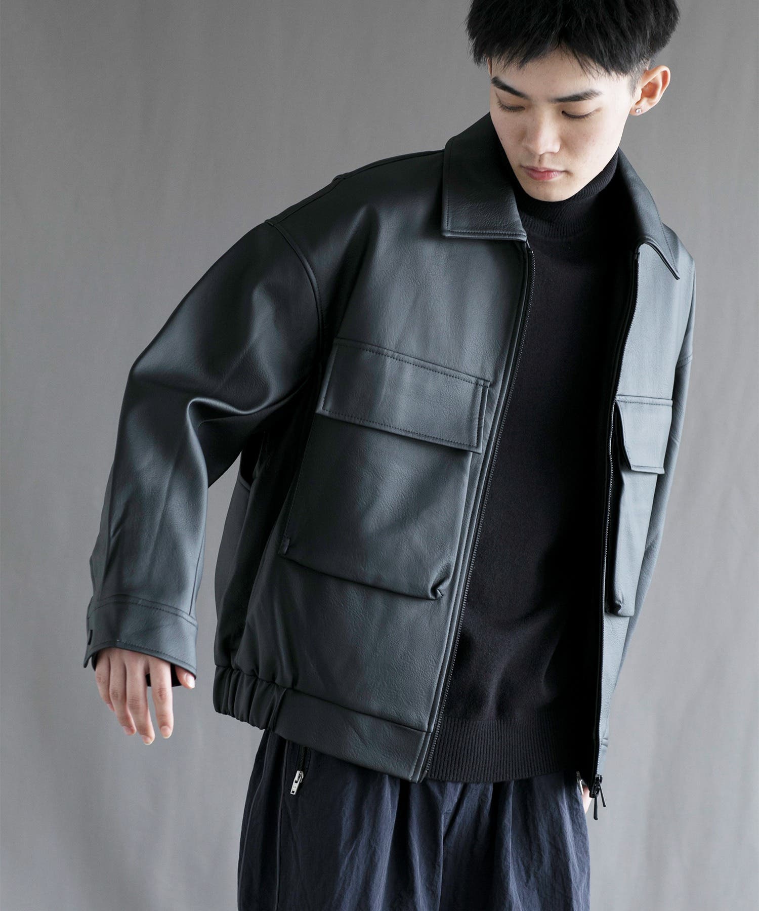 VOGUISH 日本限定 本革 フード付きレザージャケット 本物 VOGUISH 日本限定 本革 フード付きレザージャケット 本物 - メルカリ