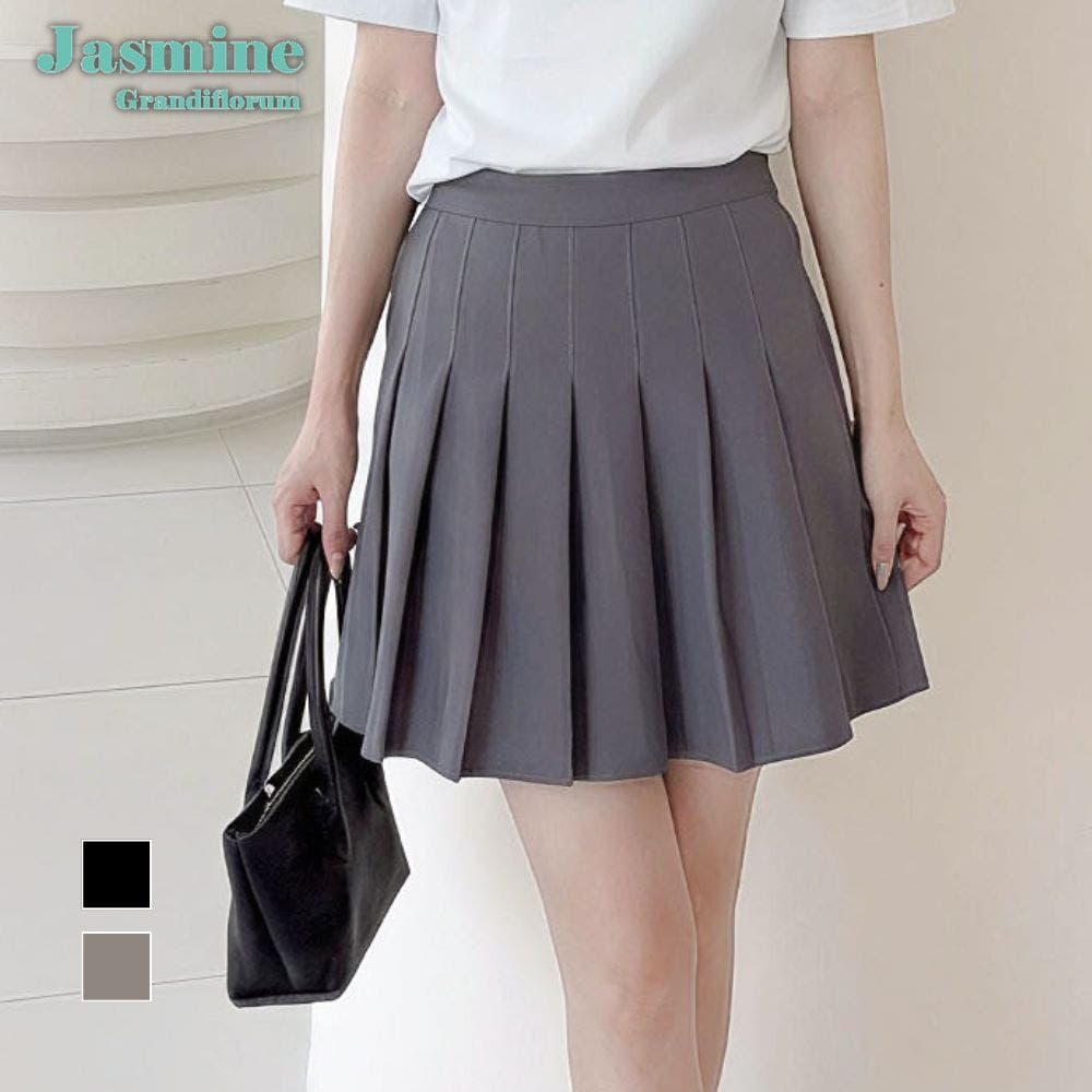 Jasmine】ポケット付き！ミニプリーツスカート[品番：XT000015268