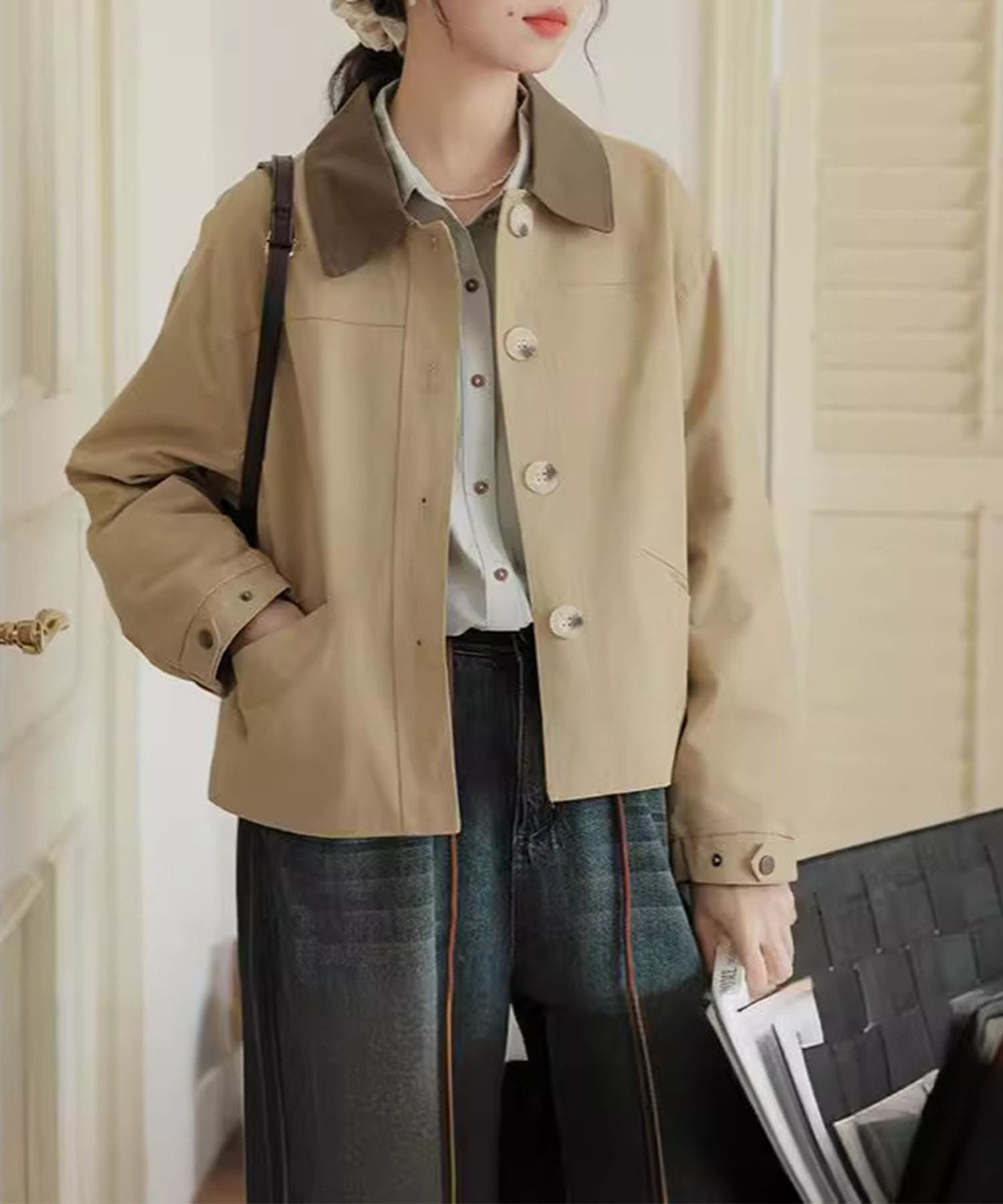 襟切り替え可能ロストコントロール・デッキジャケット 襟切り替え可能ロストコントロール・デッキジャケット