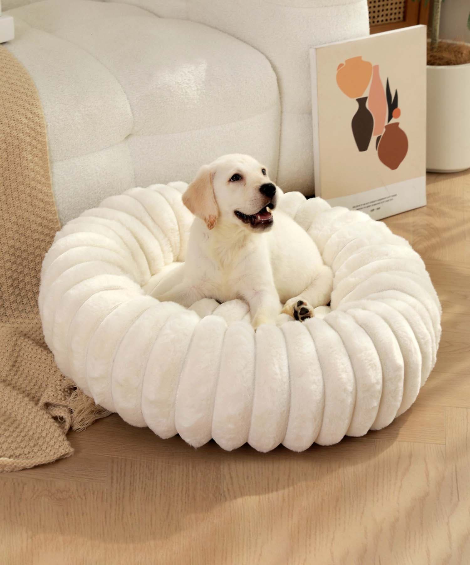 大型犬向け ラウンド型ペットベッド[品番：XT000011922]｜aimoha