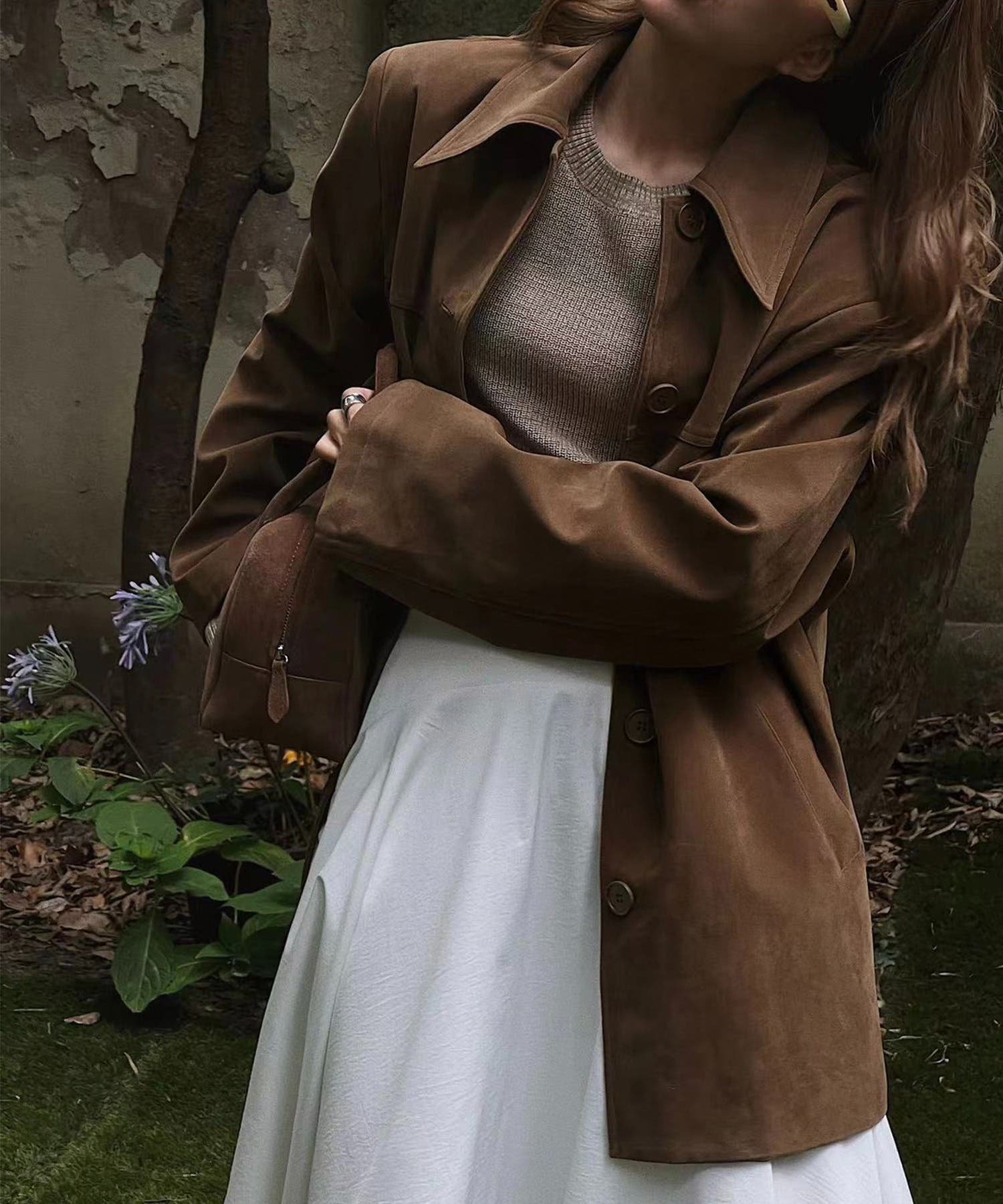 ジャケット・アウター Mo aimoha（アイモハ） コート アウター 「moyo」フェイクムートン シャツ