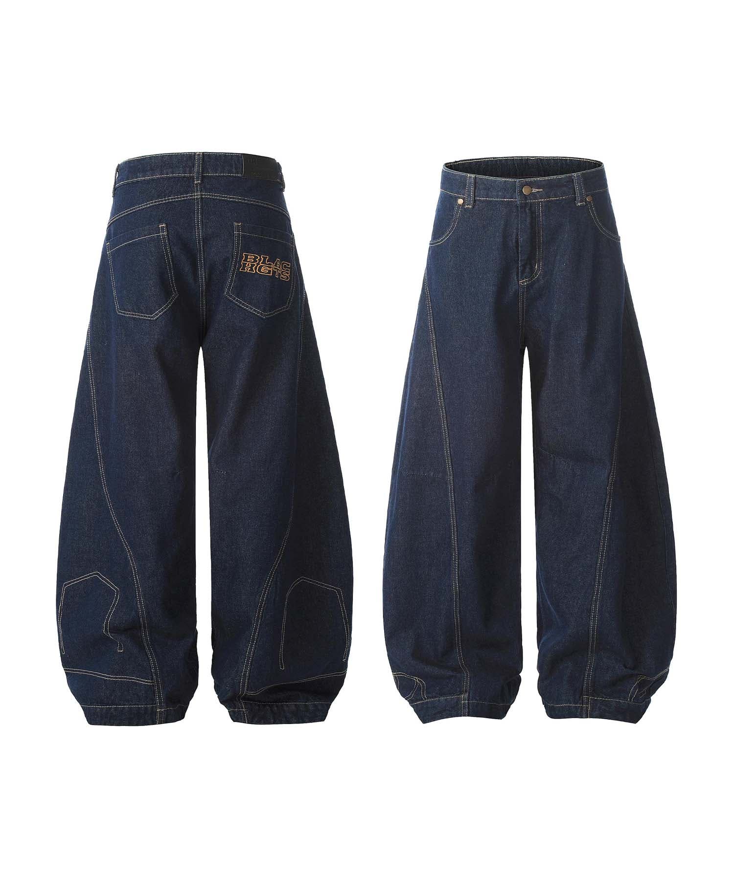 JK　逆さ　ハーパン HOOK -select- 逆さ デザインバルーンジーンズ[品番：XT000012581]｜HOOK（フック）のメンズファッション通販｜SHOPLIST（ショップリスト）