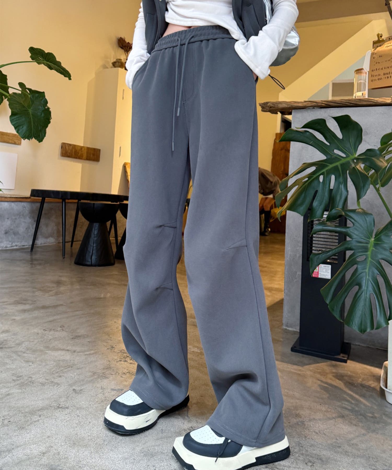 リラックスフィットスウェットパンツ[品番：XT000011561